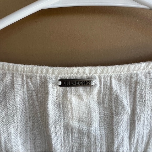 Billabong Spellbound Mini Dress White Size Small Cotton Gauze - Picture 8 of 8